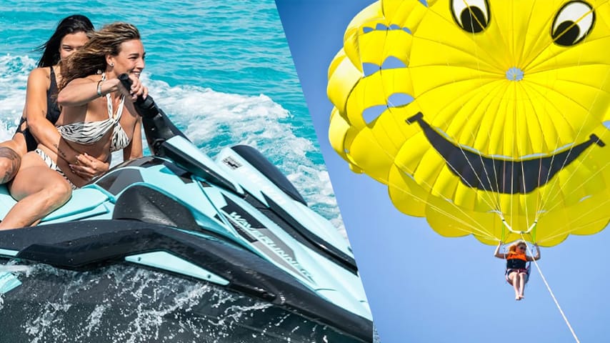 Moto-y-parasailing